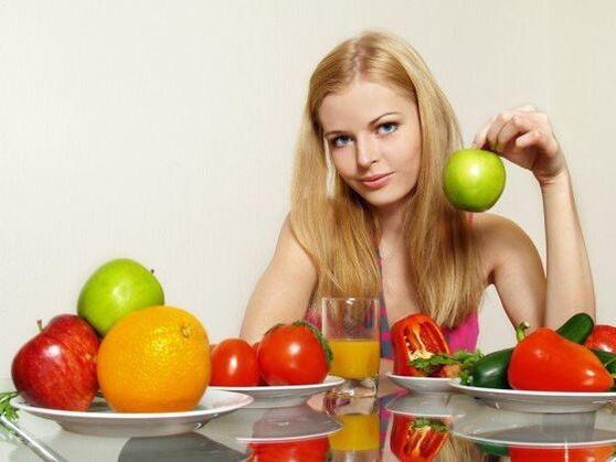 Pour la perte de poids, appuyez sur les légumes